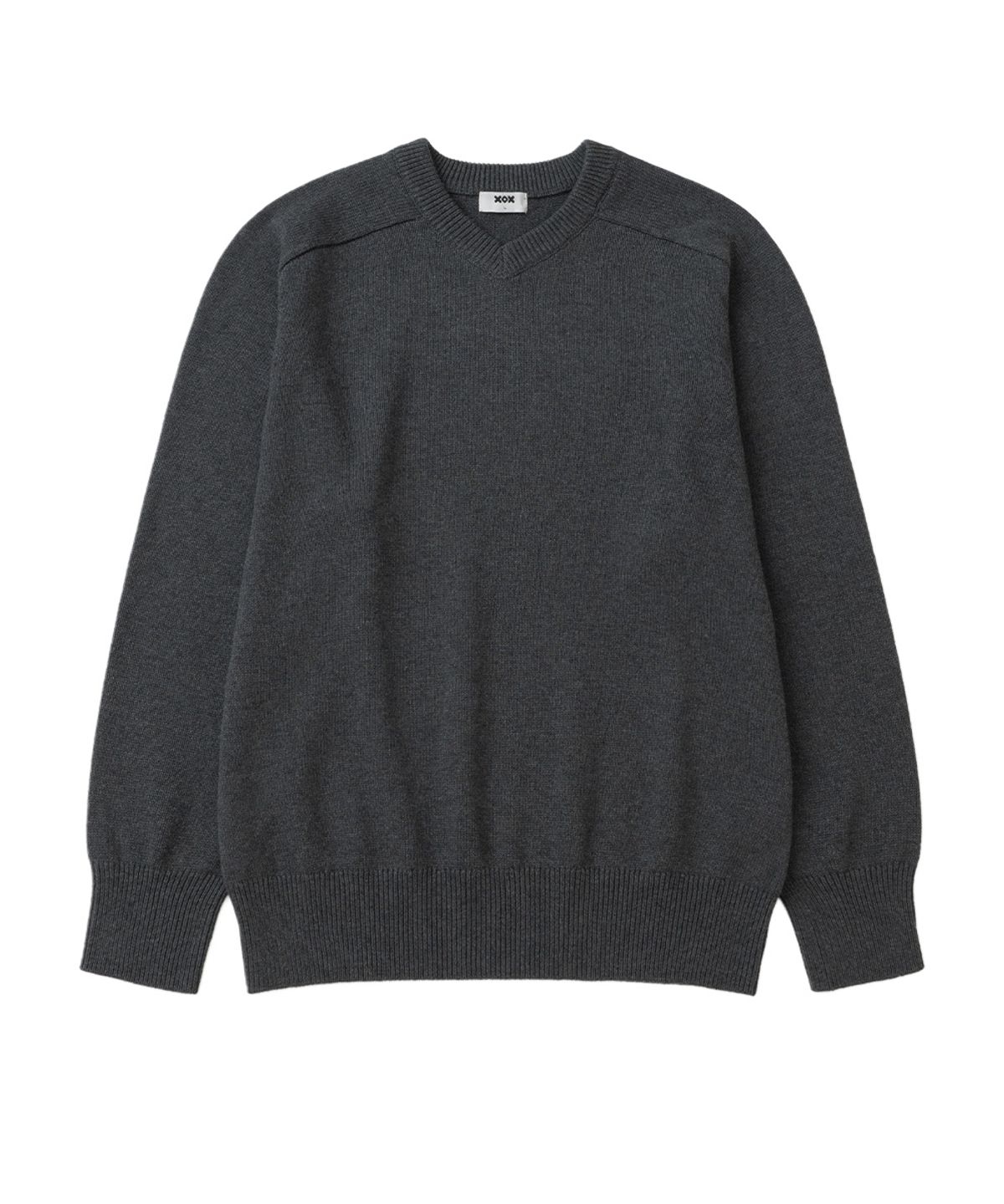 엑스오엑스(XOX) 데일리 코튼 브이넥 니트(4color)