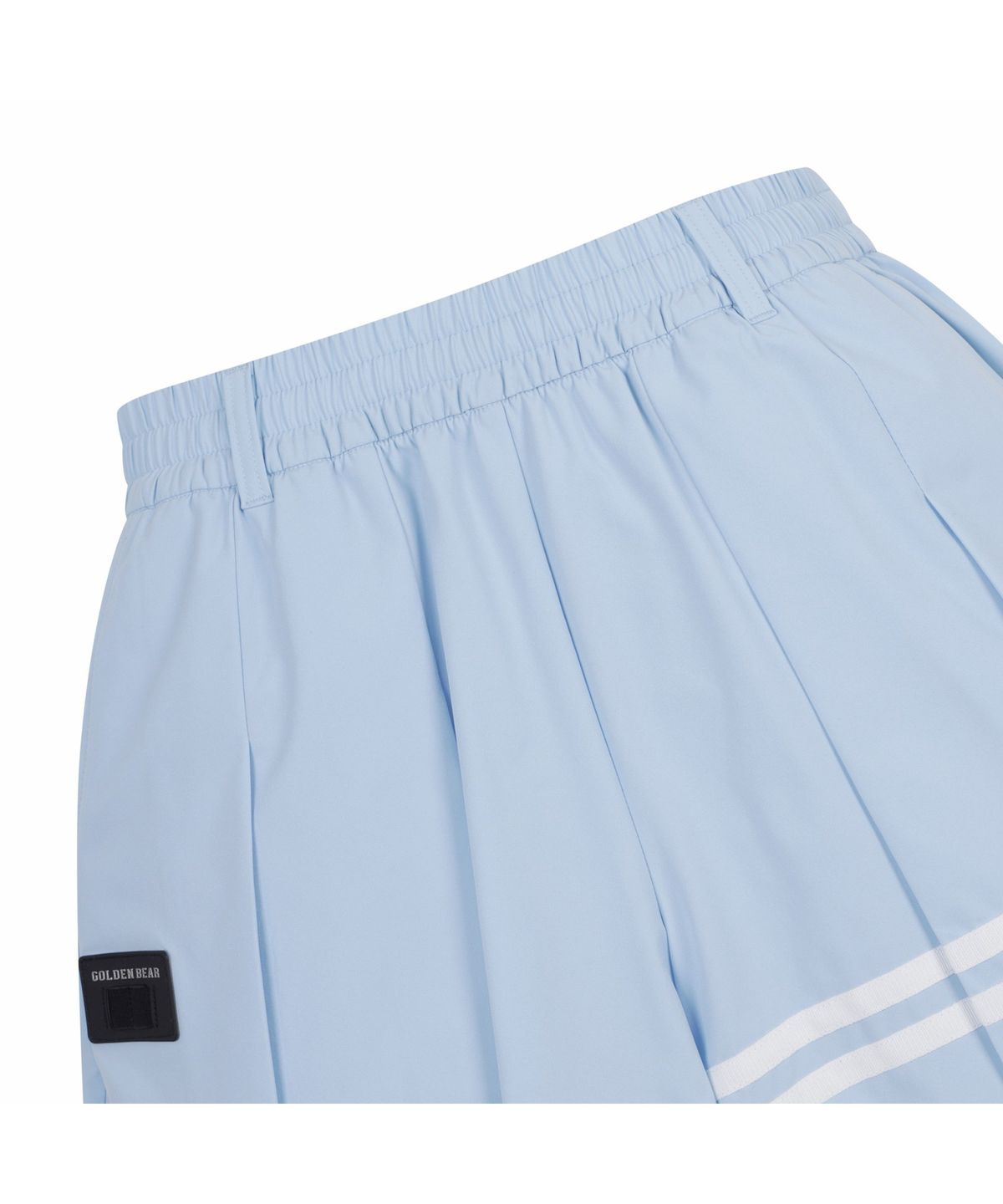 골든베어(GOLDEN BEAR) (W) Line Contrast Pleats Shorts G5PAM26321BUX