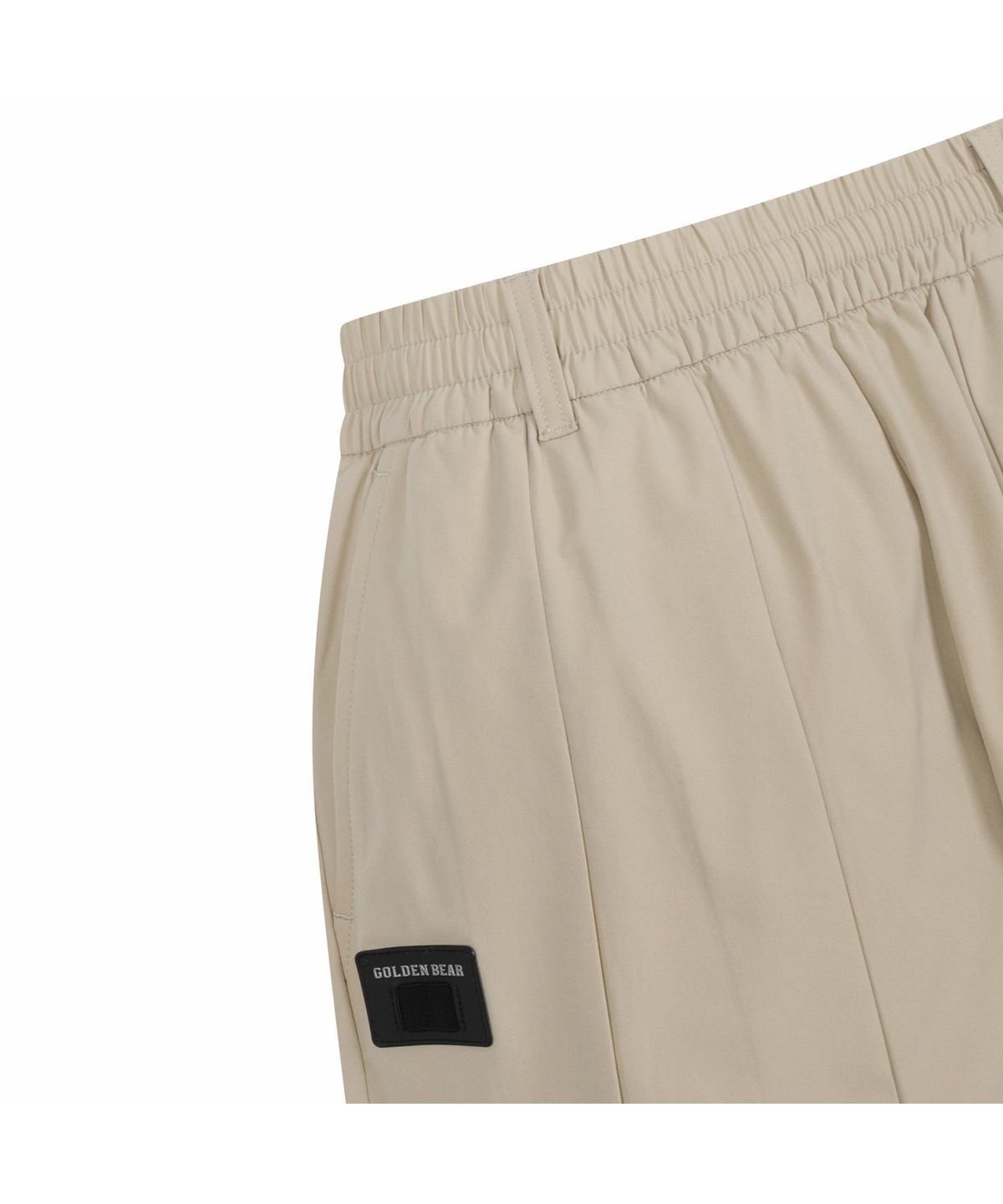 골든베어(GOLDEN BEAR) (W) Line Contrast Pleats Shorts G5PAM26321BEX