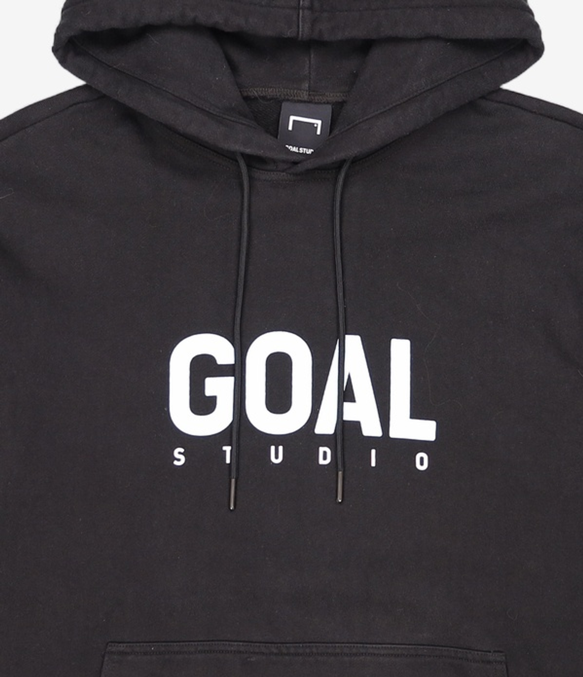 골스튜디오(GOALSTUDIO) GOALPOST LOGO HOODIE - BLACK L