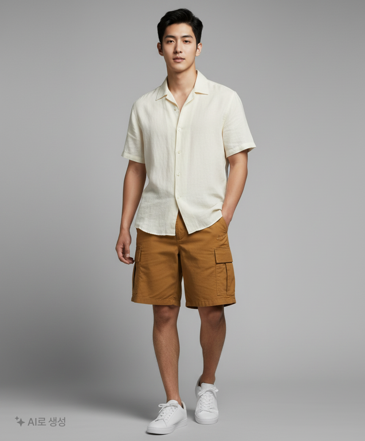 나이키(NIKE) 클럽 우븐 카고 쇼츠 M - 라이트 브리티시 탄 / FN3518-281 34