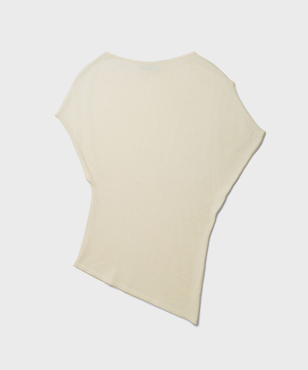 튜드먼트(TTUDEMENT) DRAPE KNIT PULLOVER_CREAM