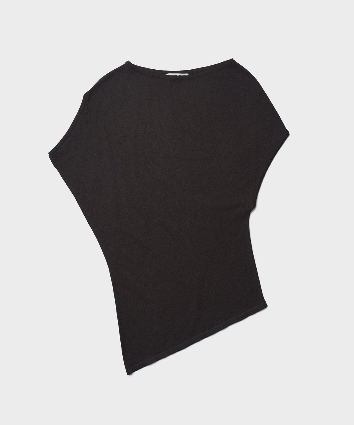 튜드먼트(TTUDEMENT) DRAPE KNIT PULLOVER_CHARCOAL