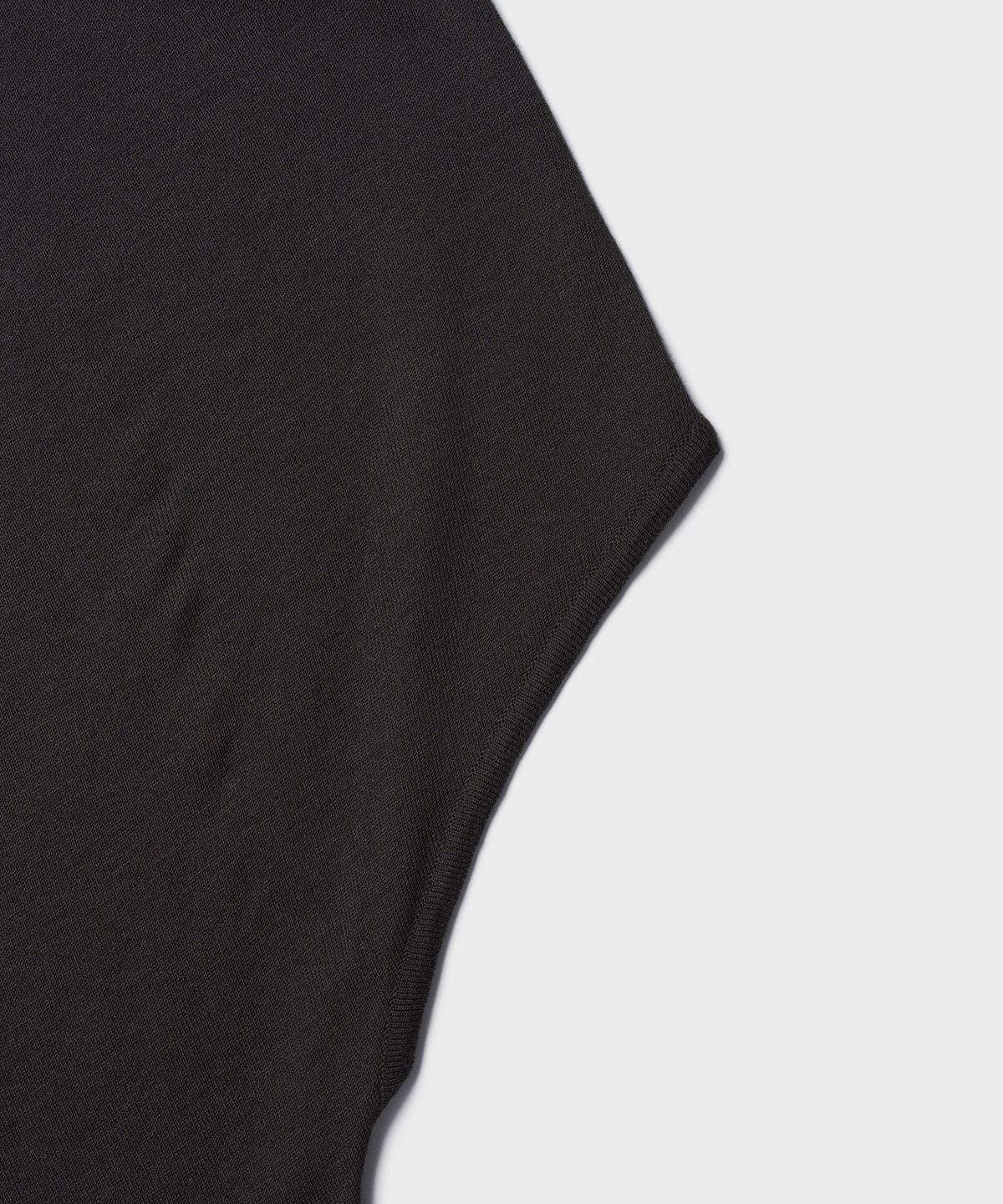 튜드먼트(TTUDEMENT) DRAPE KNIT PULLOVER_CHARCOAL
