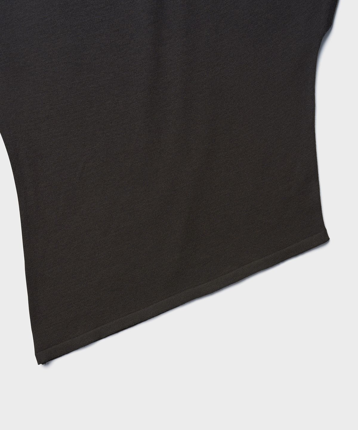 튜드먼트(TTUDEMENT) DRAPE KNIT PULLOVER_CHARCOAL