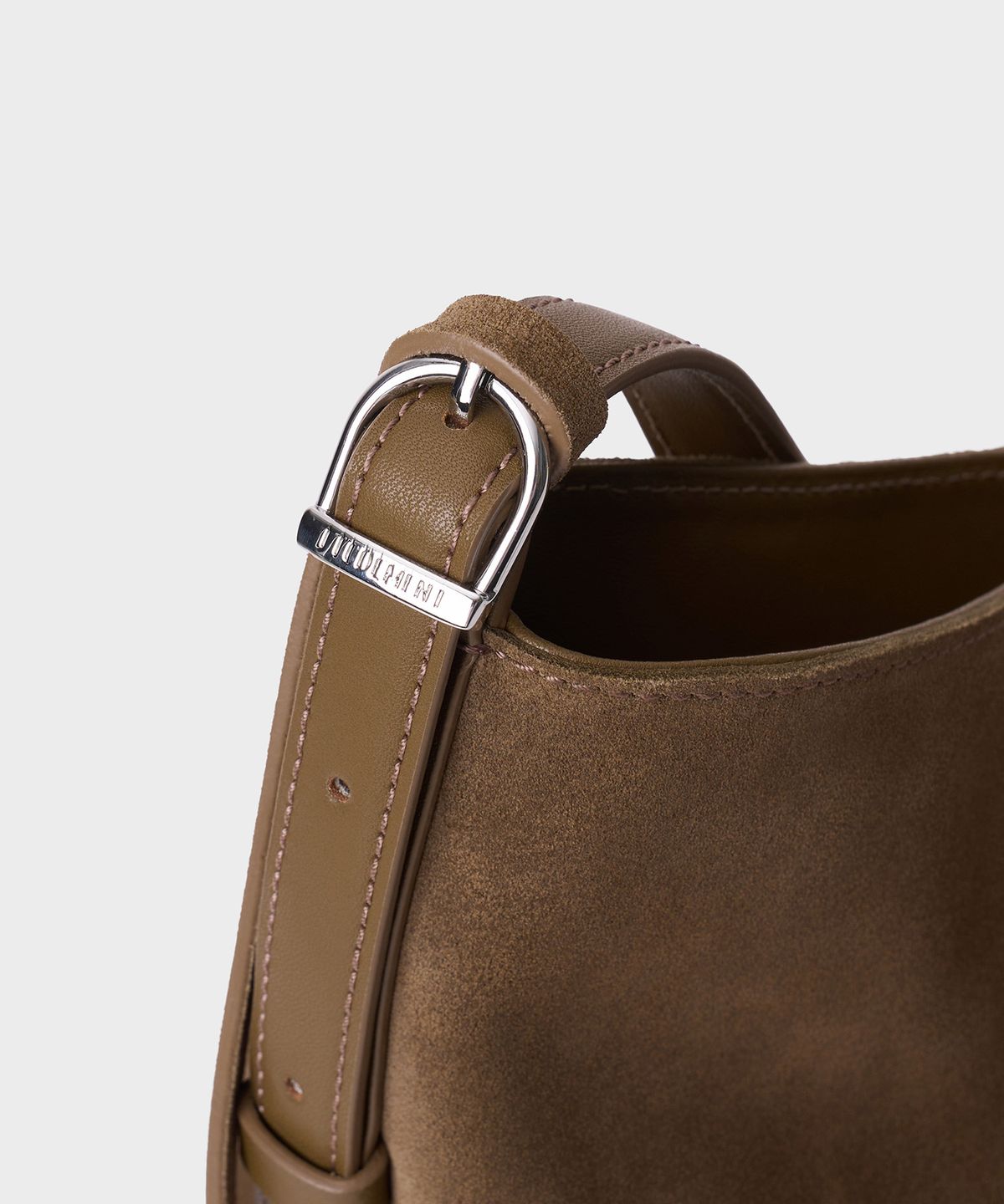 튜드먼트(TTUDEMENT) SUEDE HOBO BAG_KHAKI