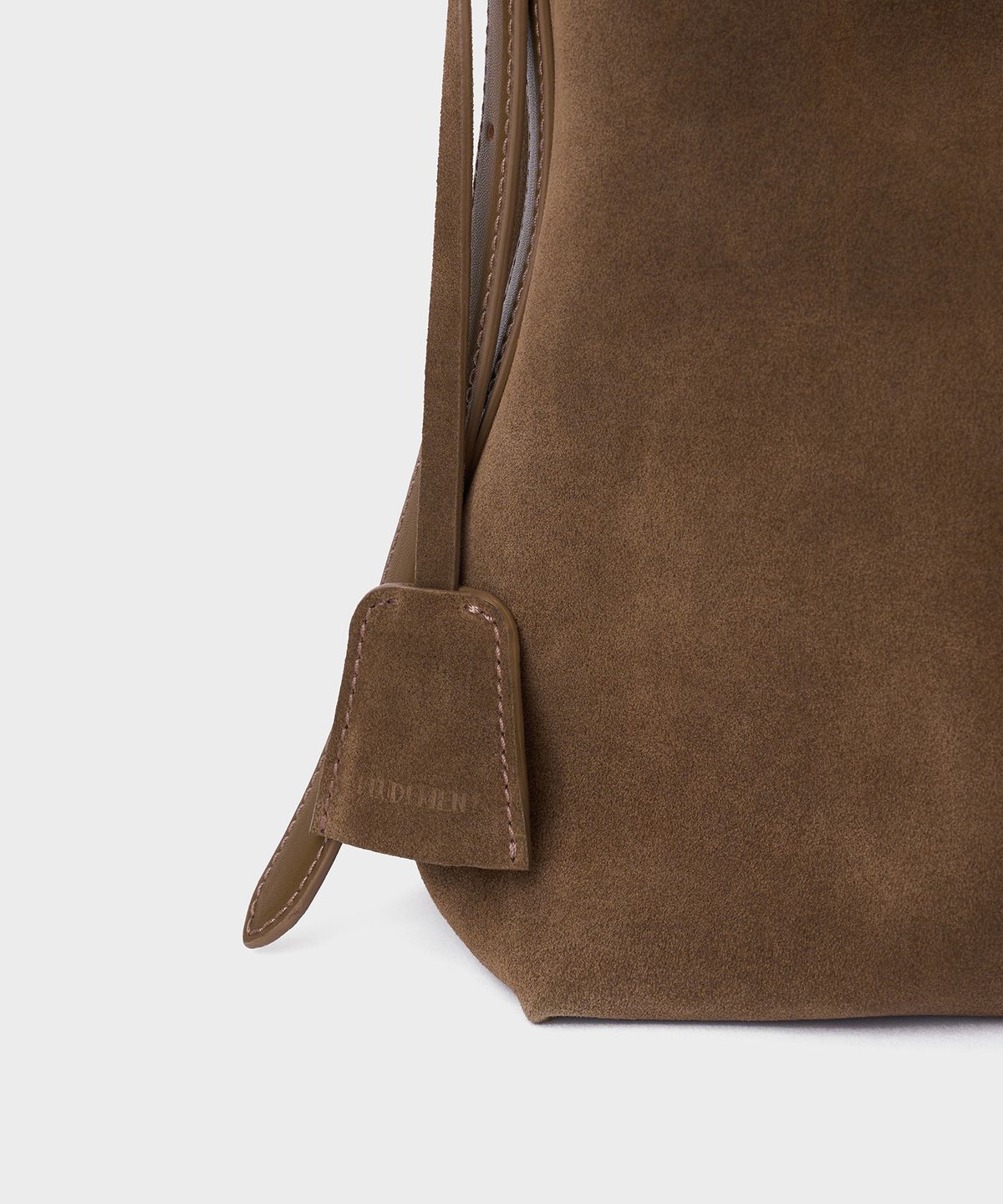 튜드먼트(TTUDEMENT) SUEDE HOBO BAG_KHAKI