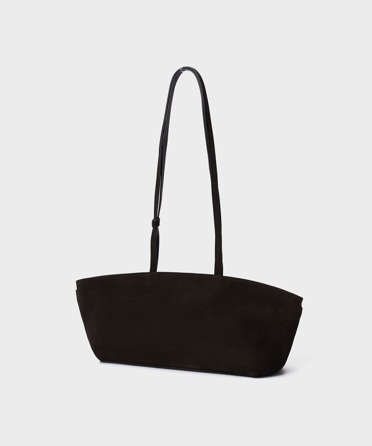 튜드먼트(TTUDEMENT) LONG HANDLE SHOULDER BAG_DARK BROWN