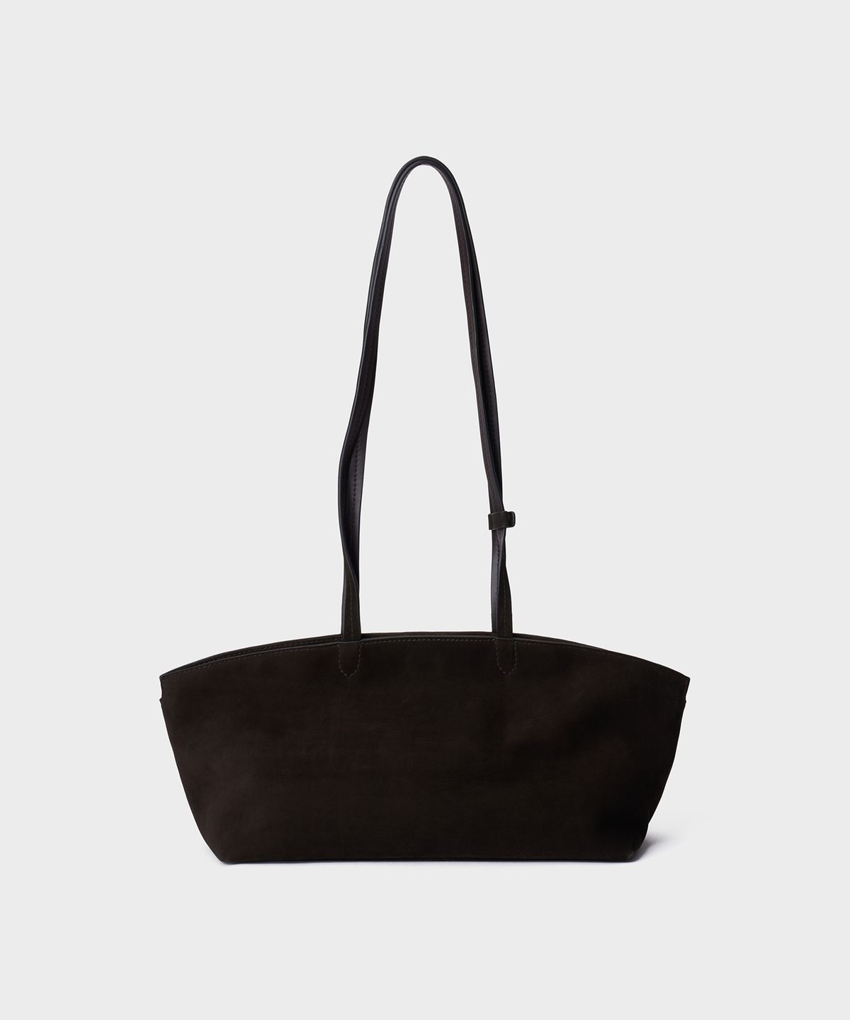 튜드먼트(TTUDEMENT) LONG HANDLE SHOULDER BAG_DARK BROWN