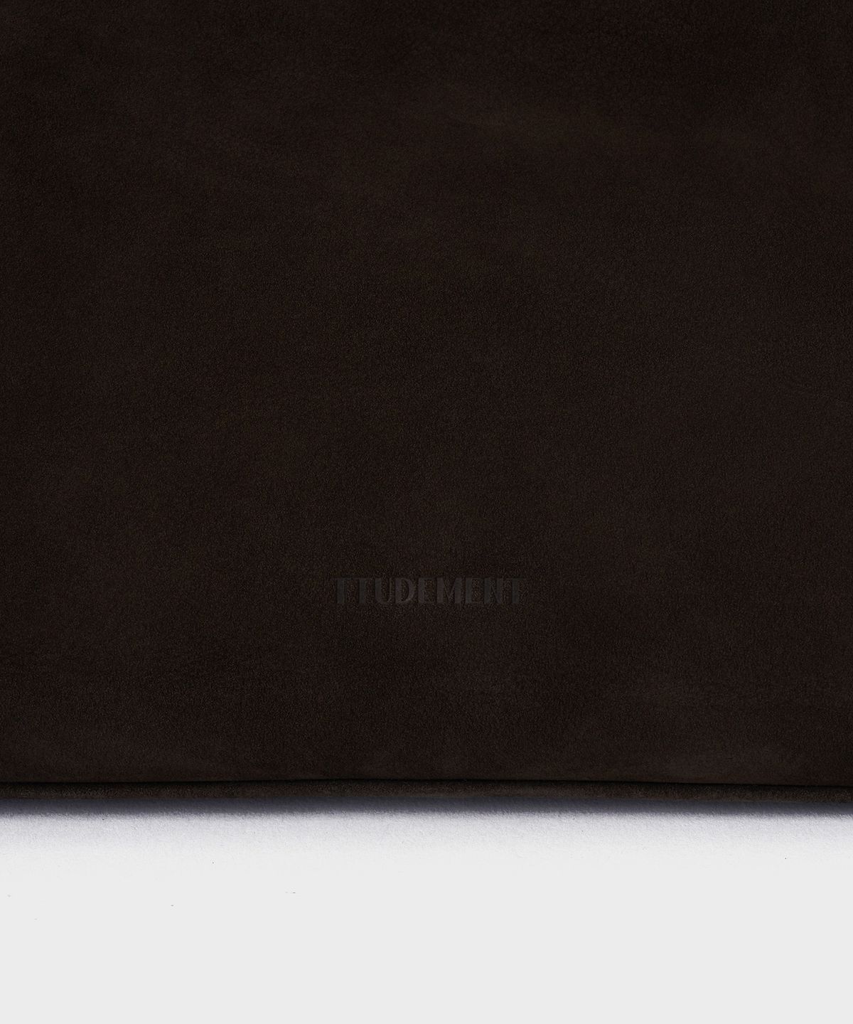 튜드먼트(TTUDEMENT) LONG HANDLE SHOULDER BAG_DARK BROWN