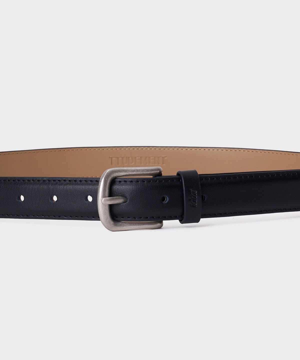 튜드먼트(TTUDEMENT) CLASSIC LEATHER BELT_BLACK