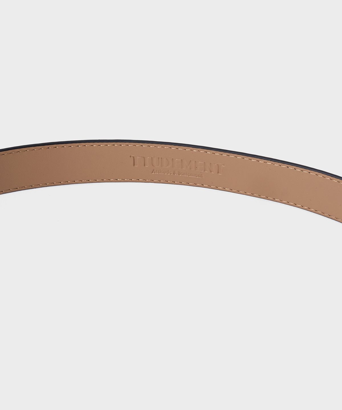 튜드먼트(TTUDEMENT) CLASSIC LEATHER BELT_BROWN