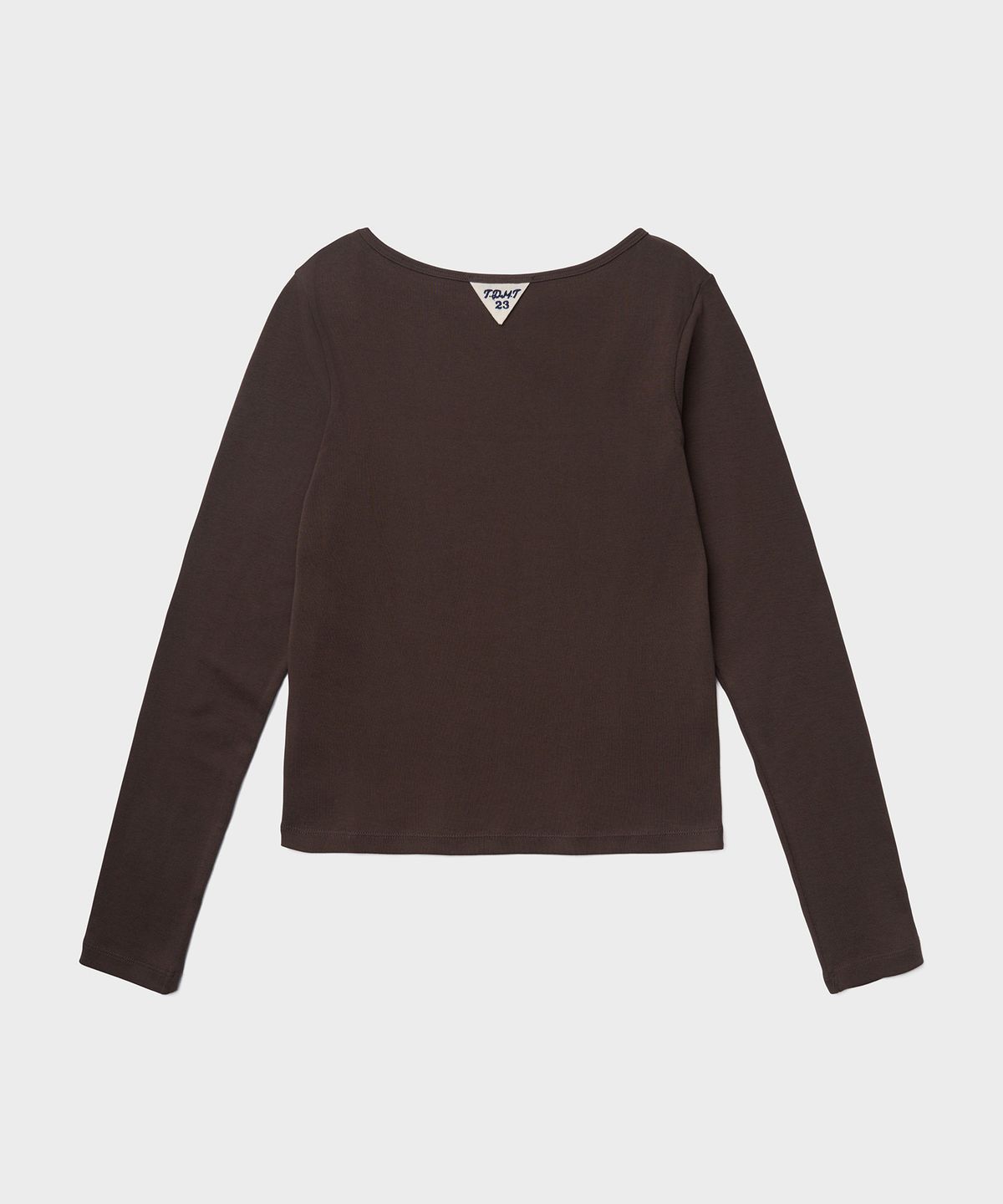 튜드먼트(TTUDEMENT) 50s LONG SLEEVE T-SHIRT_BROWN