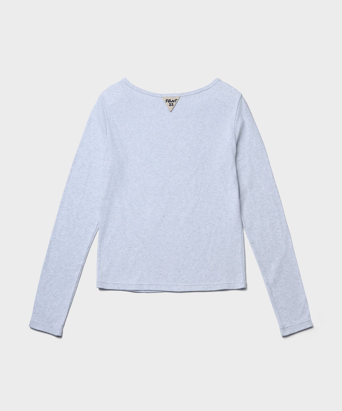 튜드먼트(TTUDEMENT) 50s LONG SLEEVE T-SHIRT_MELANGE GREY