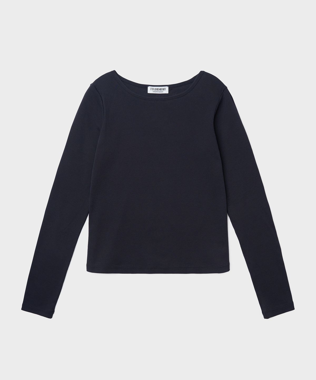 튜드먼트(TTUDEMENT) 50s LONG SLEEVE T-SHIRT_CHARCOAL