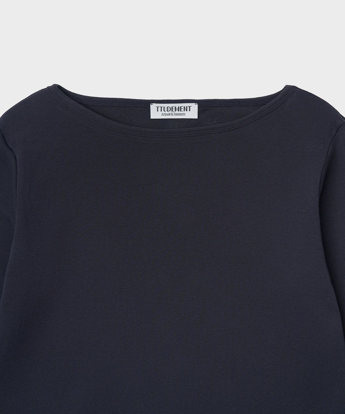 튜드먼트(TTUDEMENT) 50s LONG SLEEVE T-SHIRT_CHARCOAL