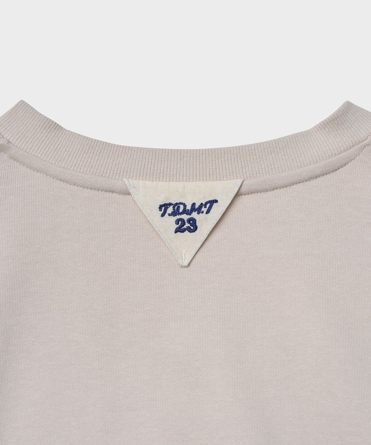 튜드먼트(TTUDEMENT) 50s V-NECK SWEATSHIRT_BEIGE