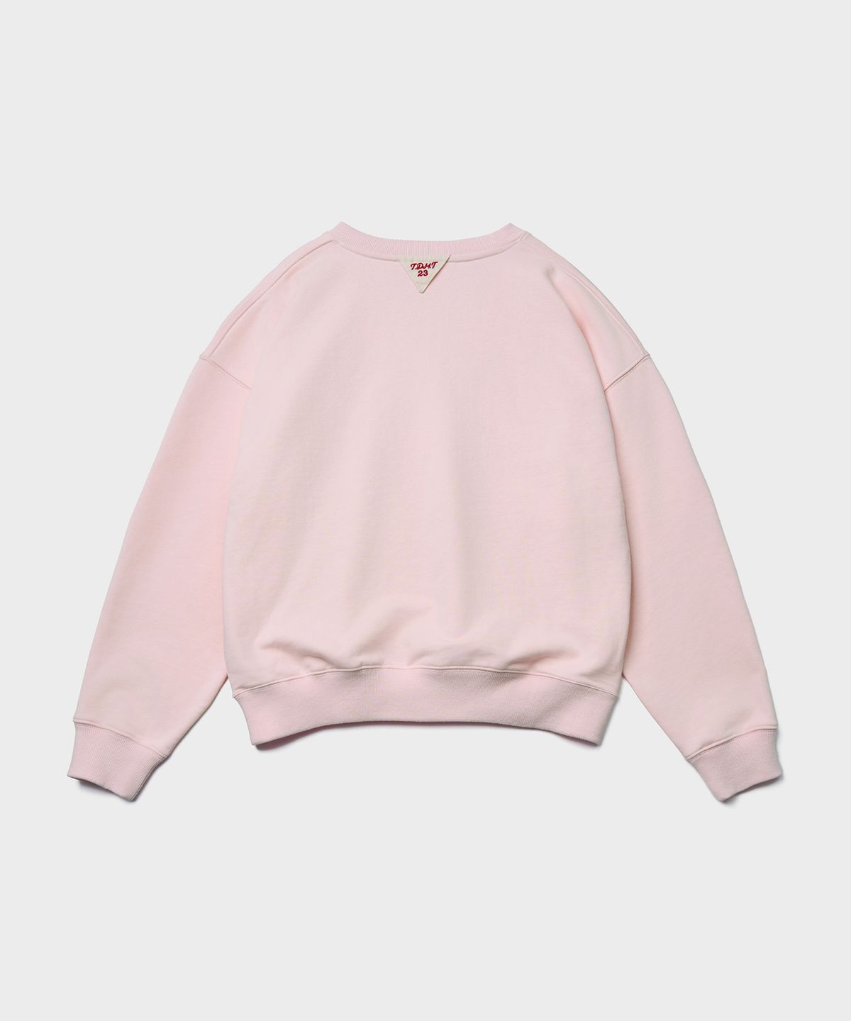 튜드먼트(TTUDEMENT) 50s V-NECK SWEATSHIRT_LIGHT PINK