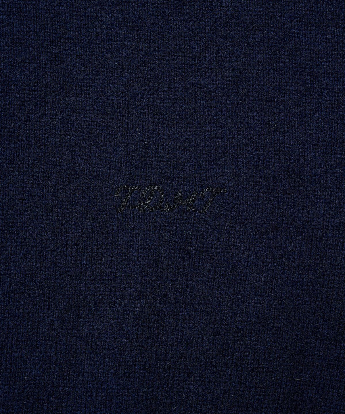 튜드먼트(TTUDEMENT) ESSENTIAL CASH BLEND V-NECK KNIT_NAVY