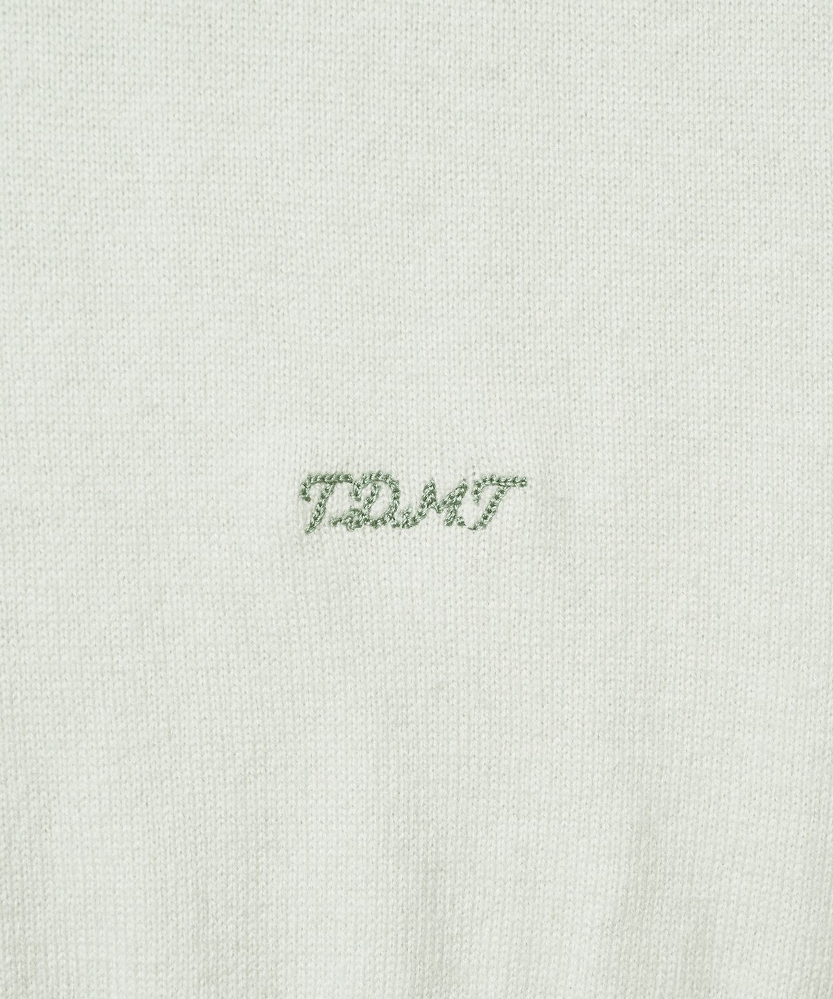 튜드먼트(TTUDEMENT) ESSENTIAL CASH BLEND V-NECK KNIT_MINT