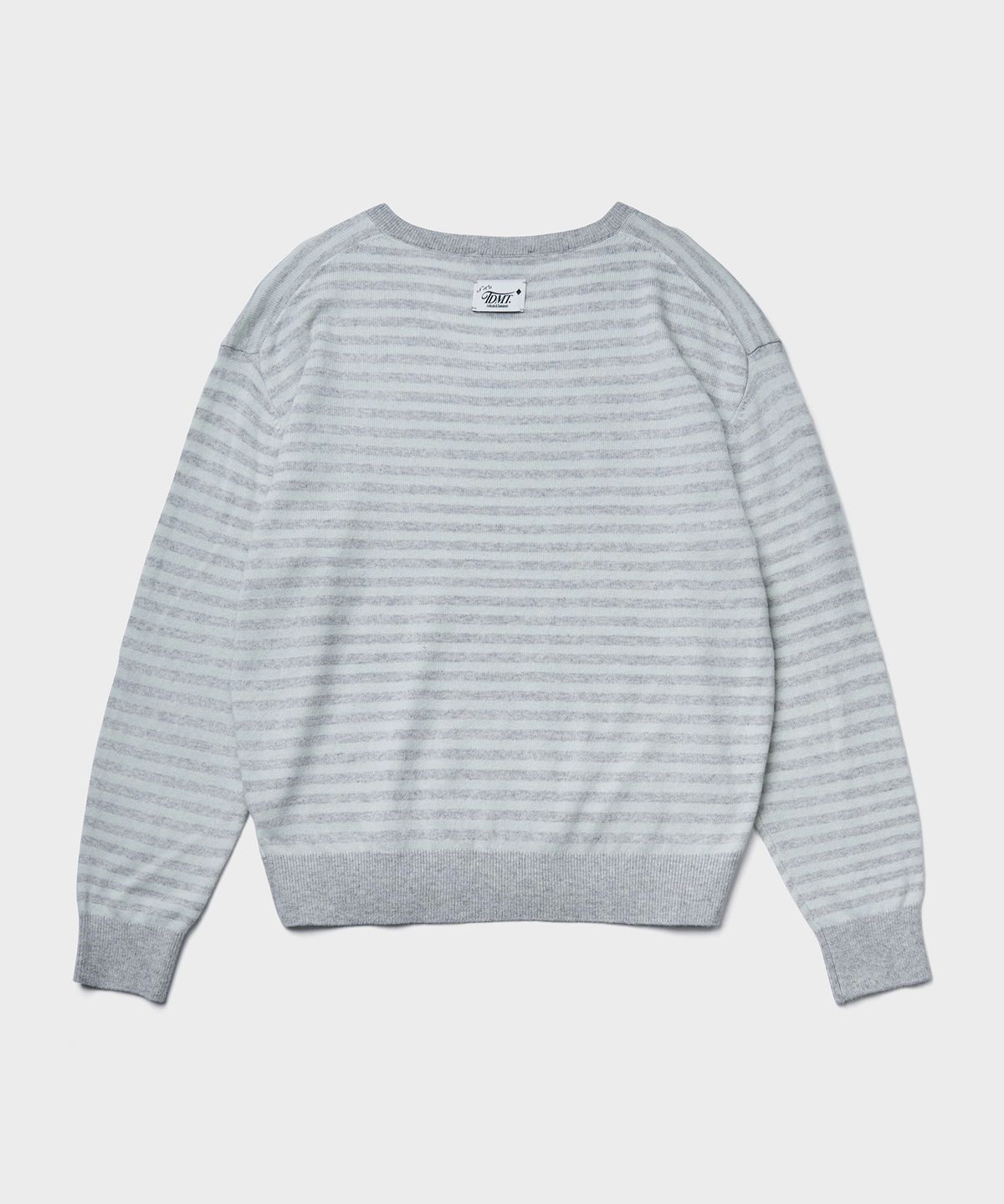 튜드먼트(TTUDEMENT) ESSENTIAL CASH BLEND STRIPE KNIT_MINT