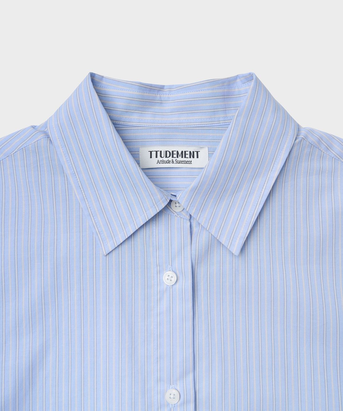 튜드먼트(TTUDEMENT) CLASSIC STRIPE SHIRT_BLUE STRIPE