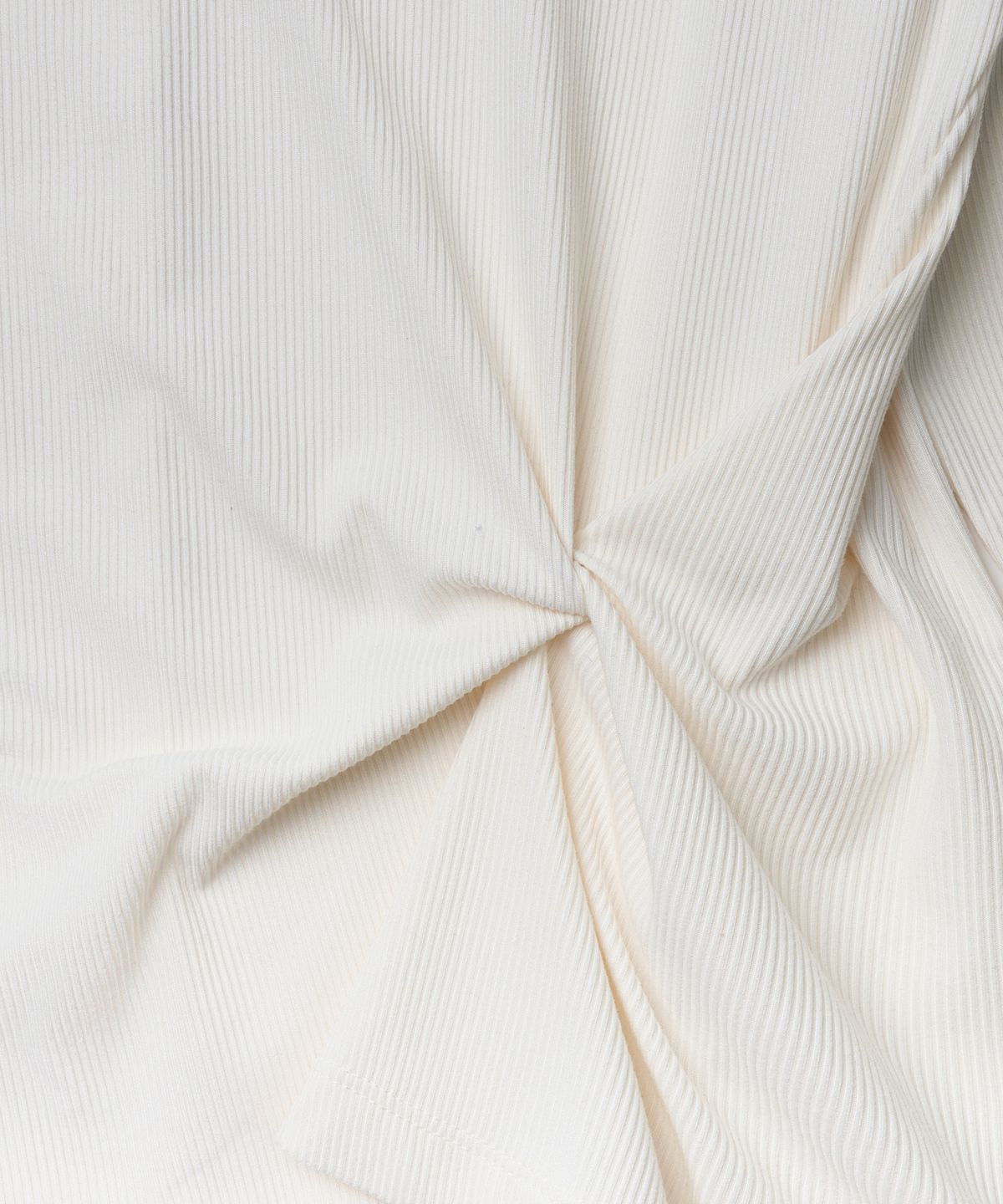 튜드먼트(TTUDEMENT) TWIST JERSEY BLOUSE_IVORY