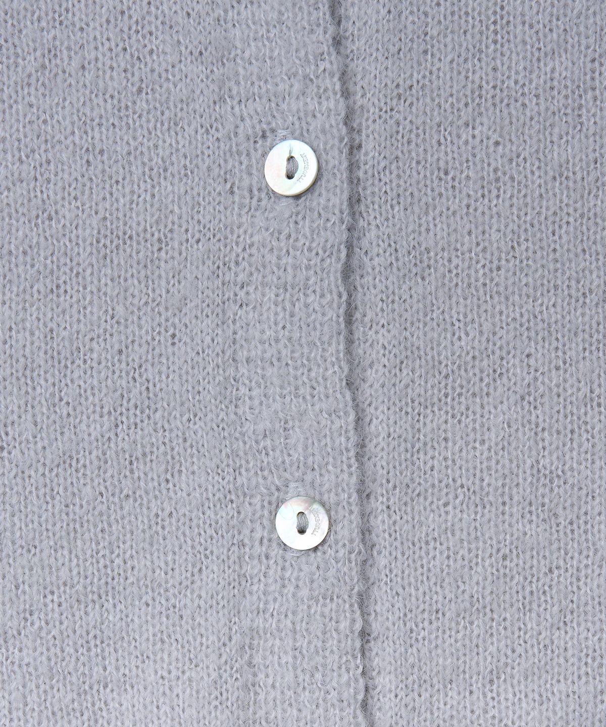 튜드먼트(TTUDEMENT) HAIRY WOOL ROUND CARDIGAN_LIGHT GREY