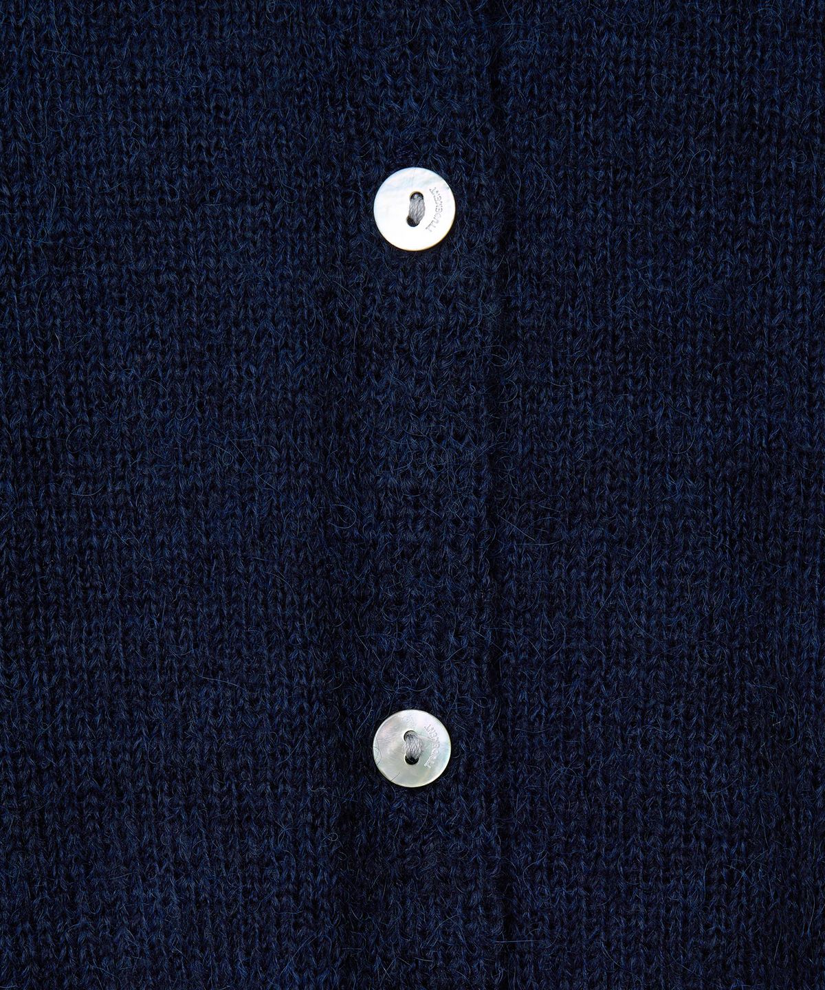 튜드먼트(TTUDEMENT) HAIRY WOOL ROUND CARDIGAN_NAVY