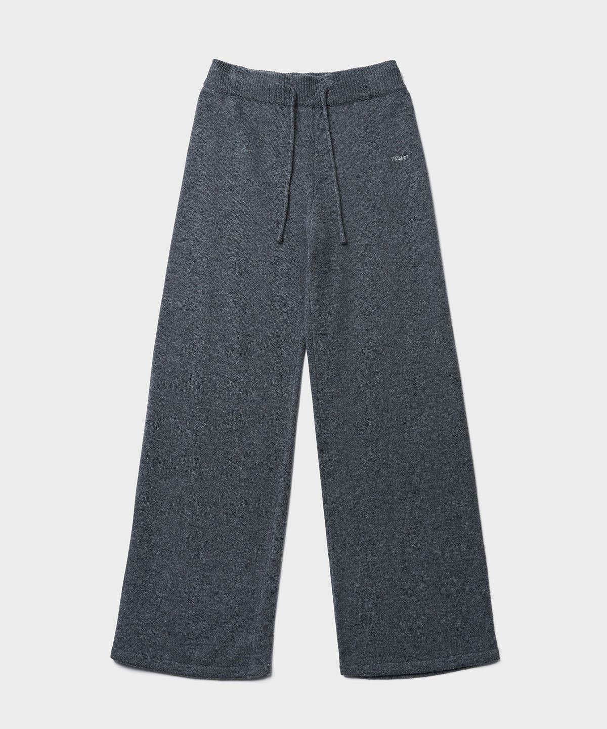 튜드먼트(TTUDEMENT) WIDE KNIT PANTS_GREY
