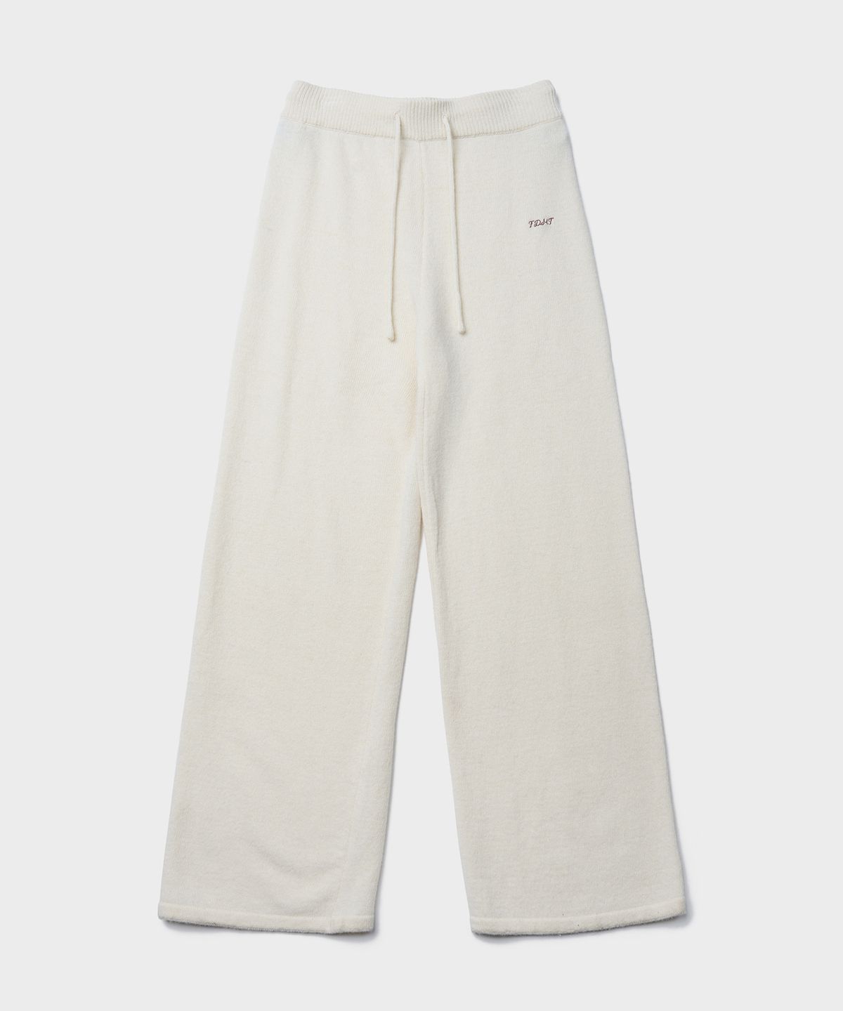 튜드먼트(TTUDEMENT) WIDE KNIT PANTS_IVORY