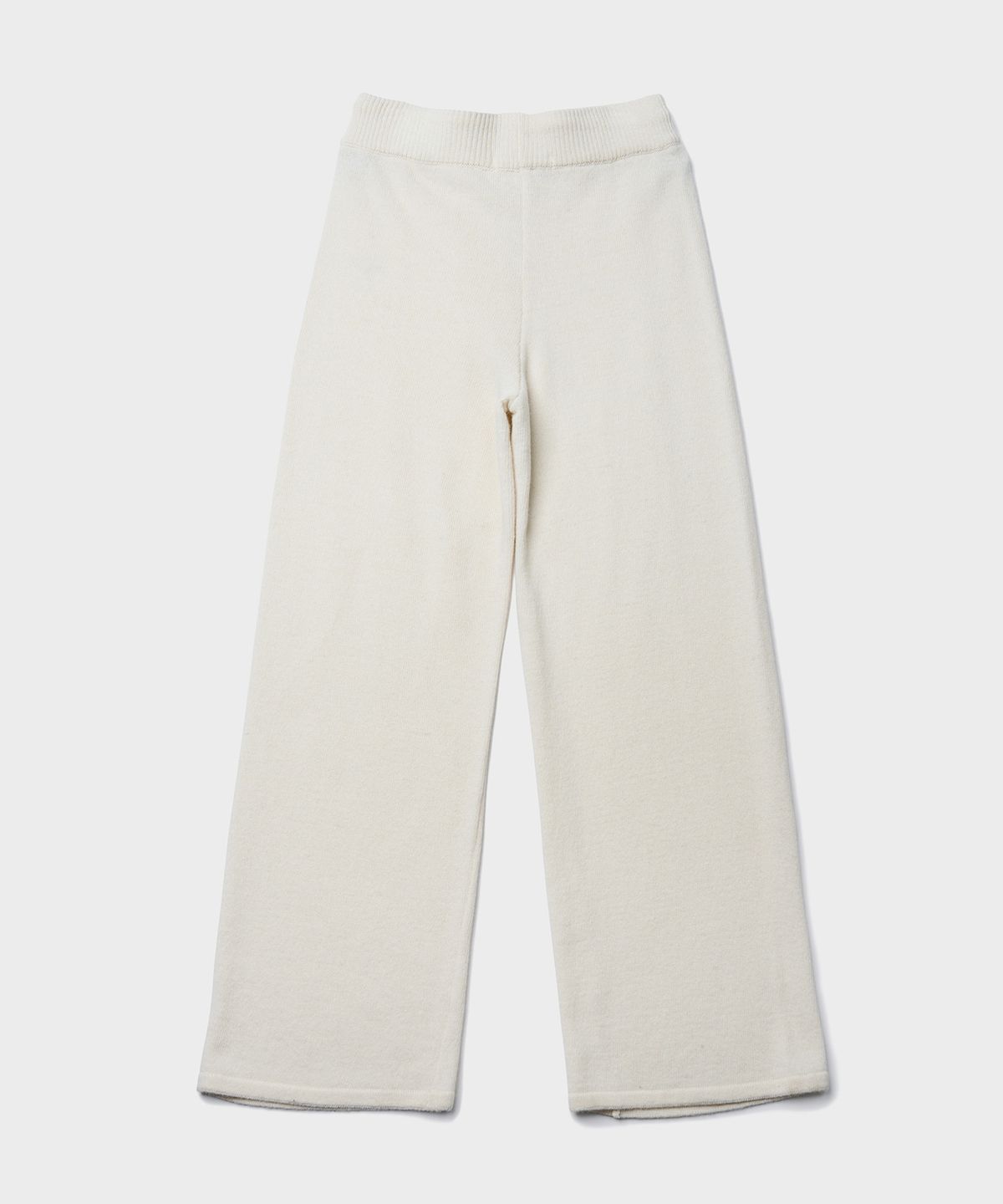 튜드먼트(TTUDEMENT) WIDE KNIT PANTS_IVORY