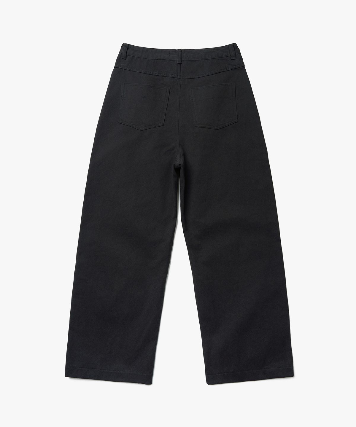 튜드먼트(TTUDEMENT) COTTON CURVED PANTS_CHARCOAL