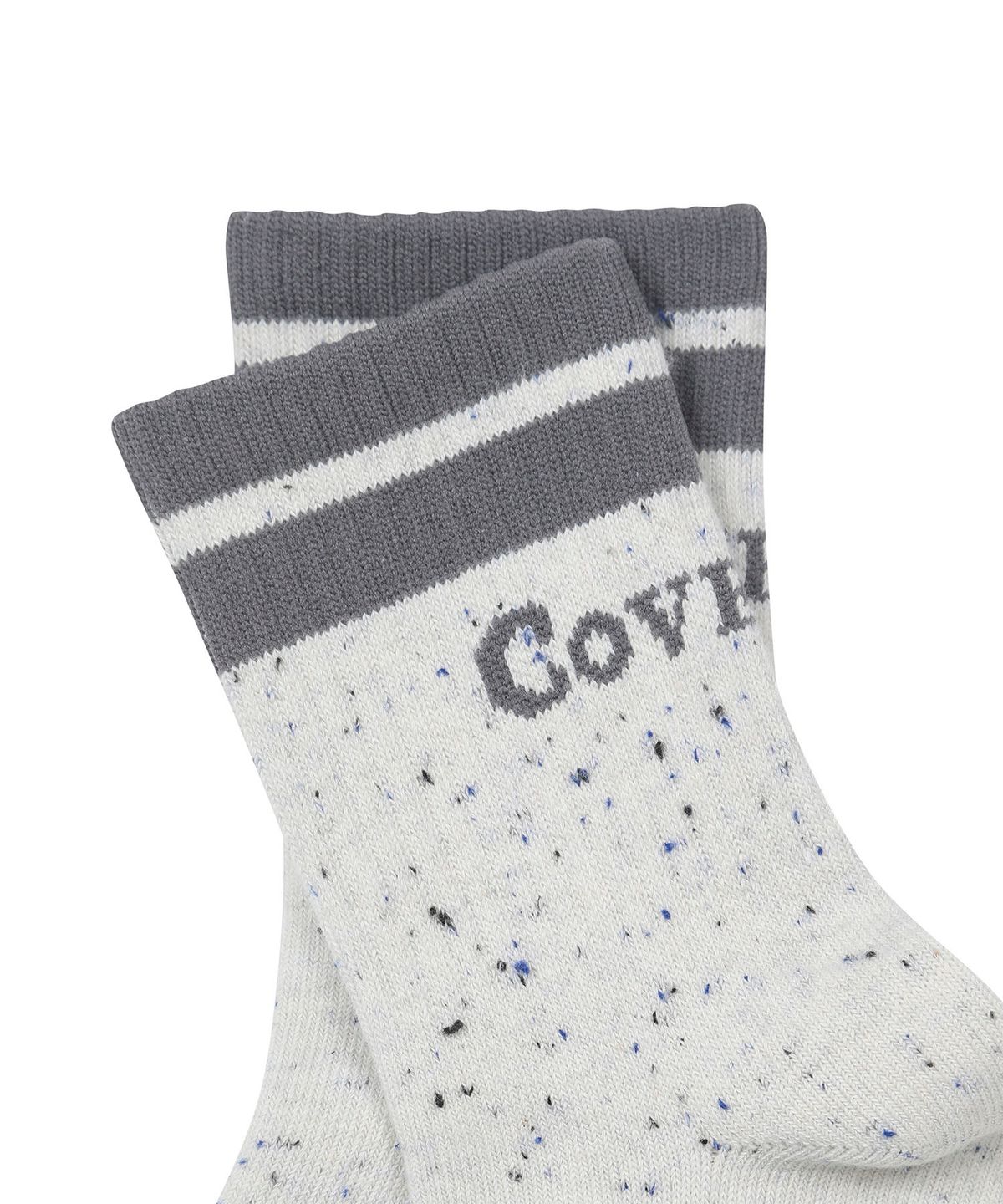 커버낫 키즈(COVERNAT KIDS) 더블라인 랩사 양말 아이보리 CK2603SK04IV