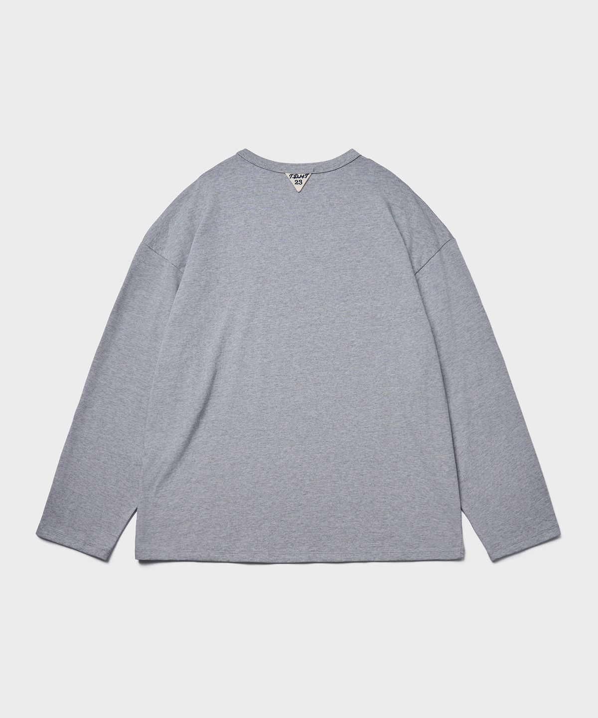 튜드먼트(TTUDEMENT) 50s LOOSE FIT GRAPHIC T-SHIRT_MELANGE GREY