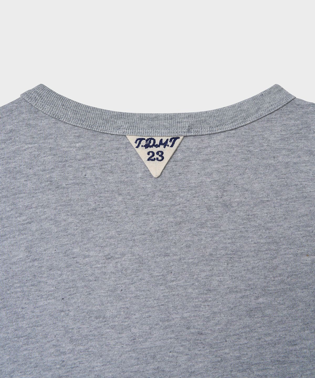 튜드먼트(TTUDEMENT) 50s LOOSE FIT GRAPHIC T-SHIRT_MELANGE GREY
