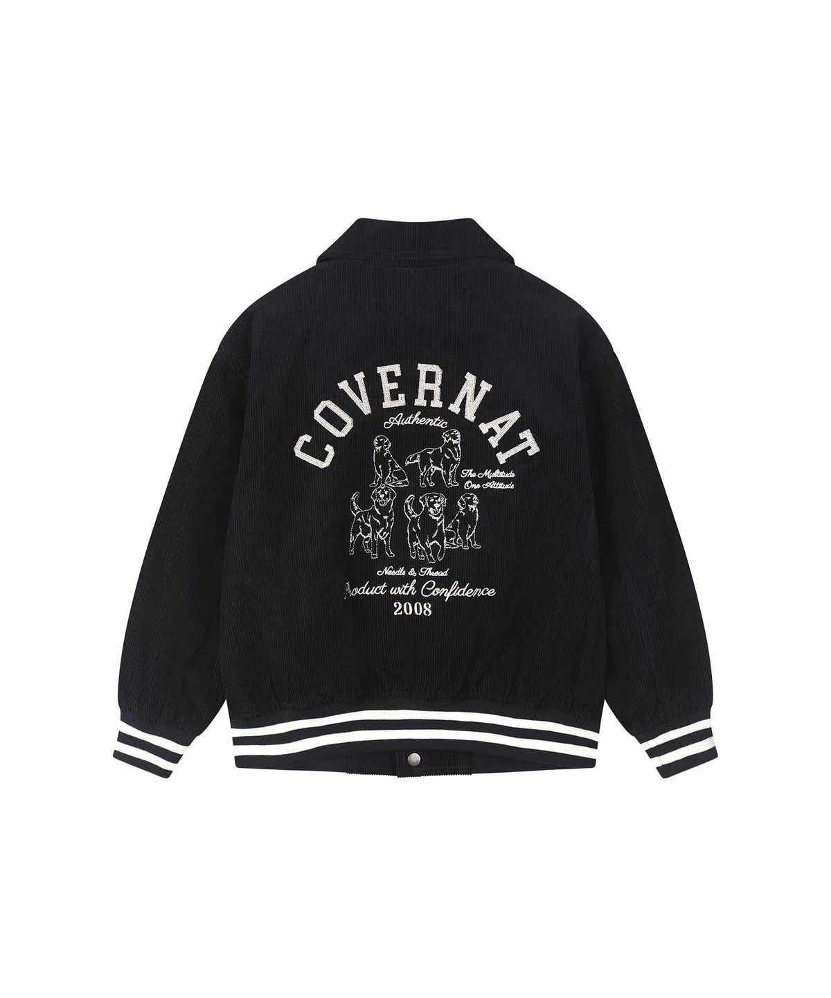 커버낫 키즈(COVERNAT KIDS) 코듀로이 바시티 점퍼 네이비 CK2603JU53NA