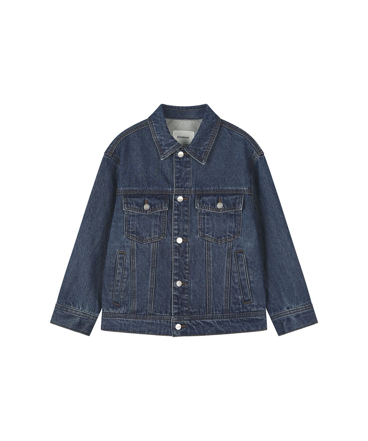 커버낫 키즈(COVERNAT KIDS) 데님 트러커 자켓 블루 CK2603IJ25BL