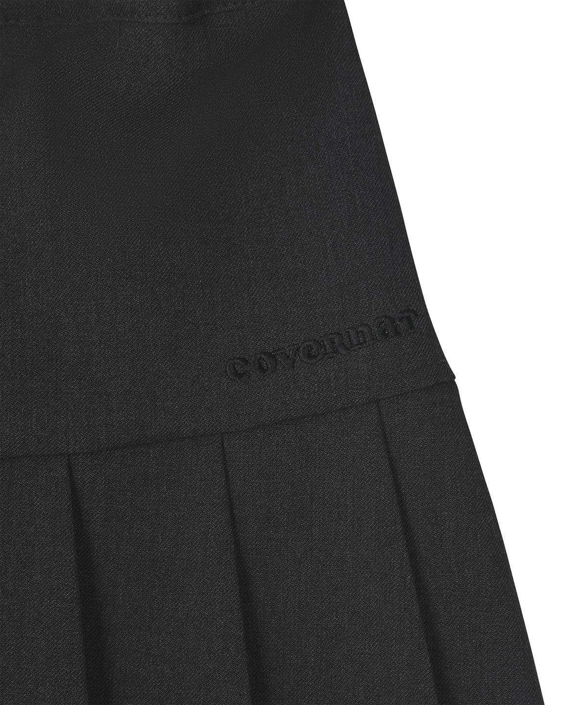커버낫 키즈(COVERNAT KIDS) 클로버 키링 플리츠 스커트 차콜 CK2603SR78CH
