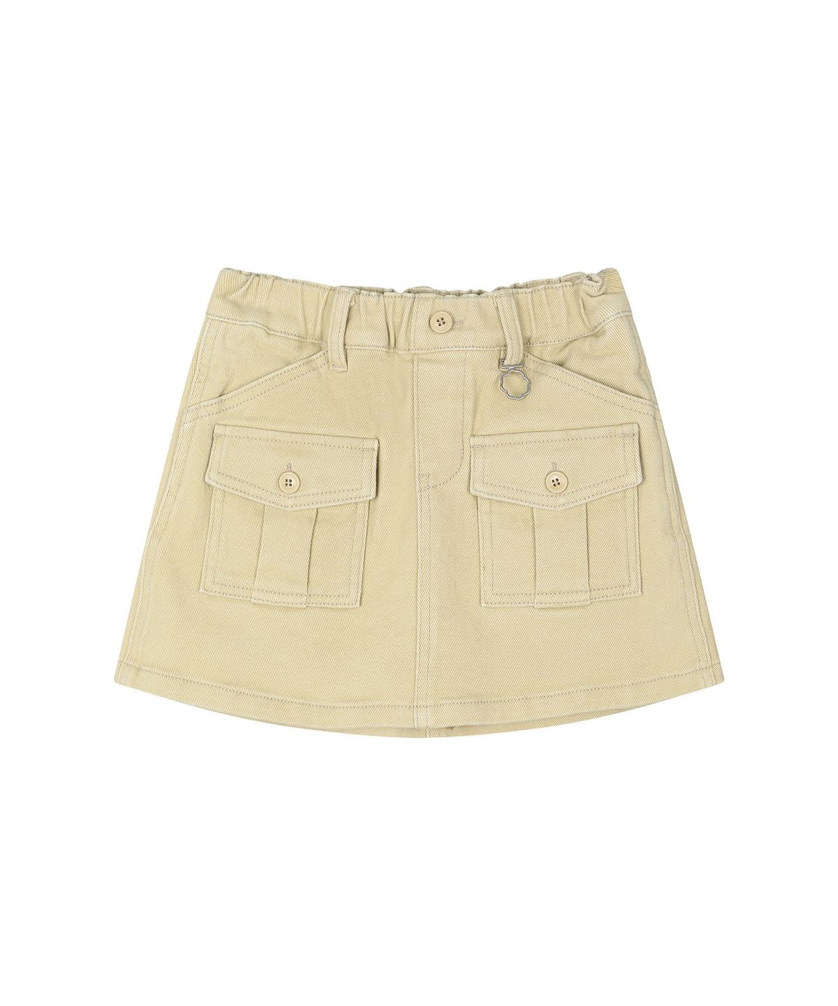 커버낫 키즈(COVERNAT KIDS) 클로버 키링 카고 스커트 베이지 CK2603SR76BE