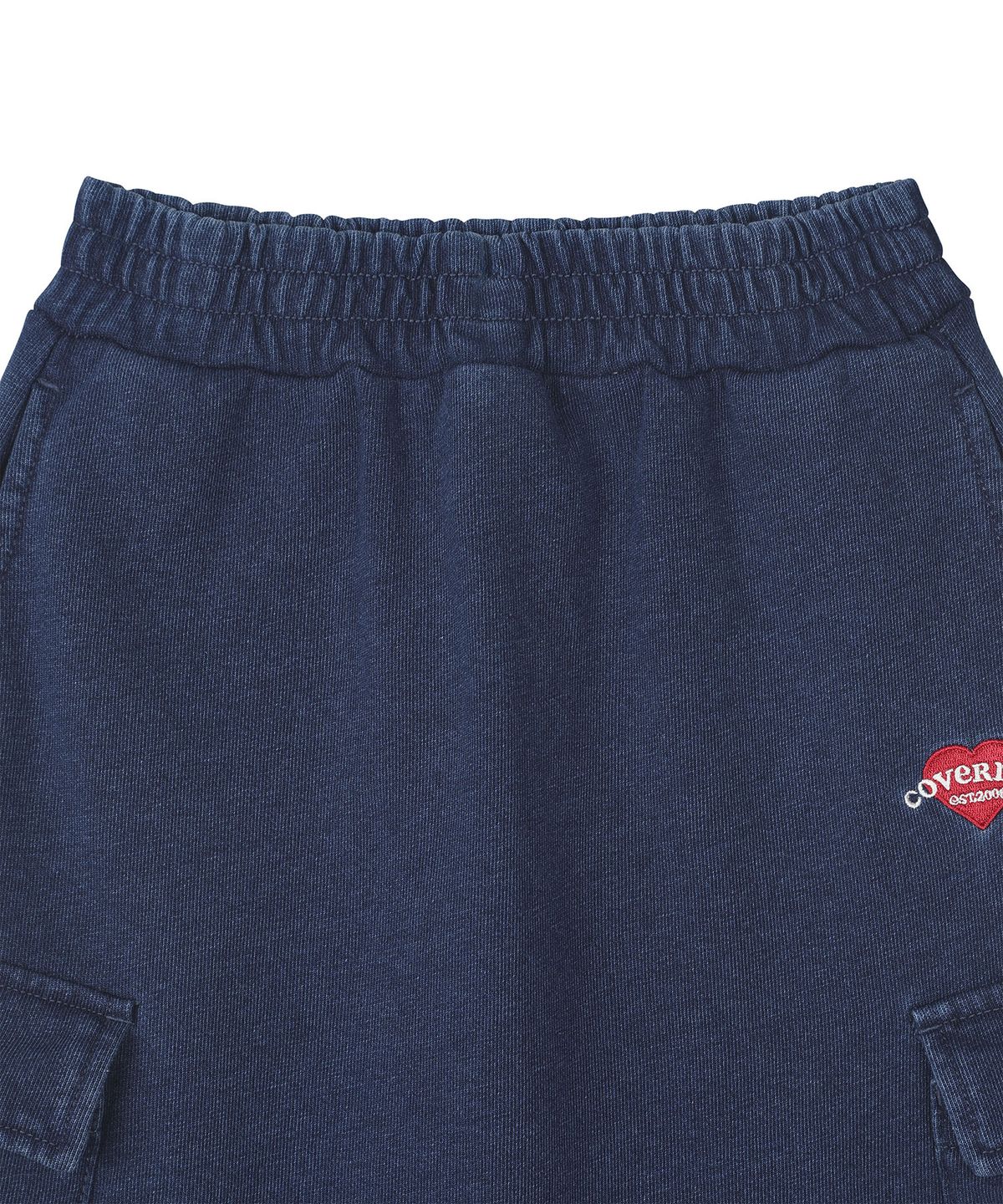 커버낫 키즈(COVERNAT KIDS) 클로버 하트 저지 롱스커트 블루 CK2603SR66BL