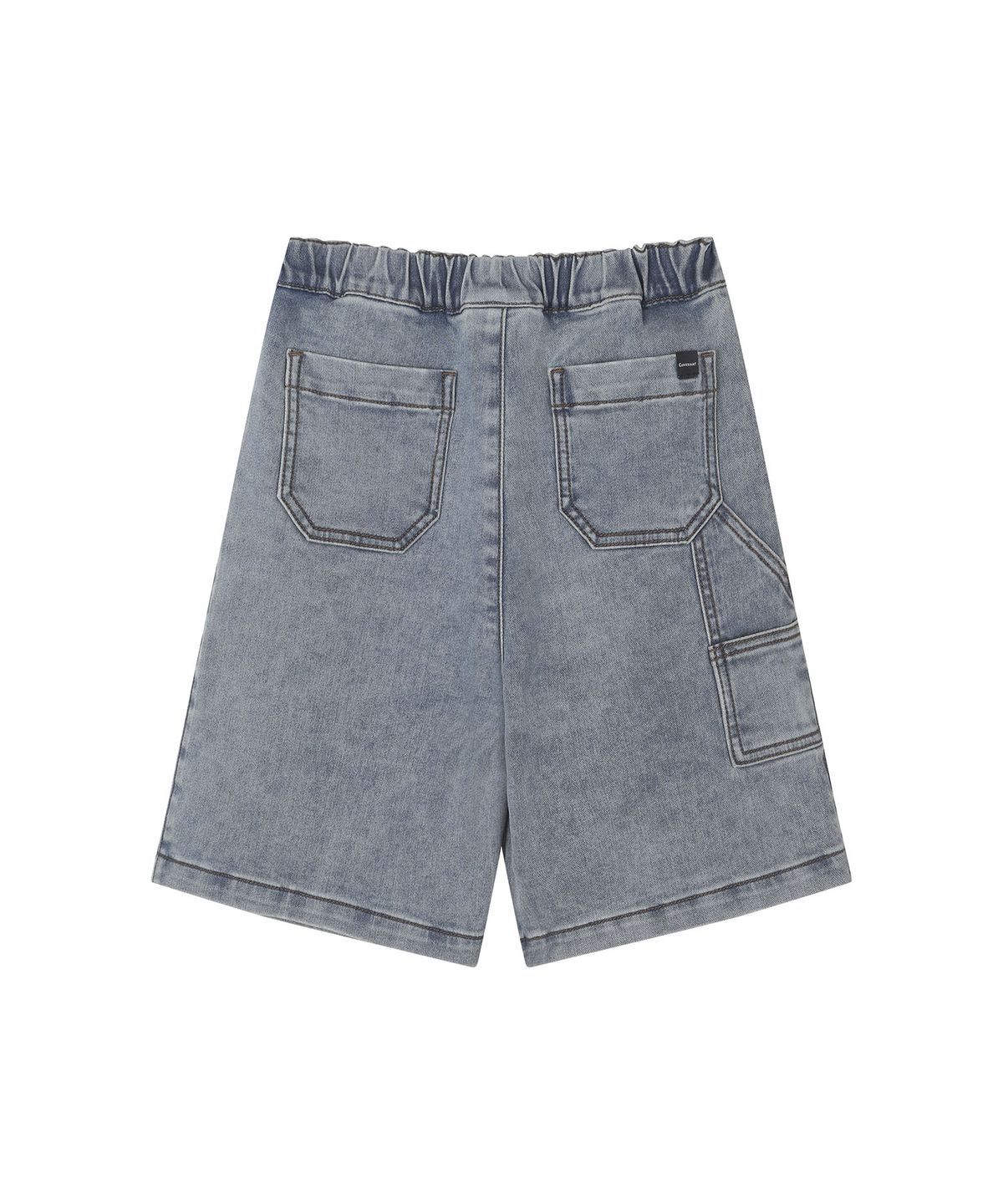 커버낫 키즈(COVERNAT KIDS) 와이드 데님저지 버뮤다 팬츠 블루 CK2603JS22BL
