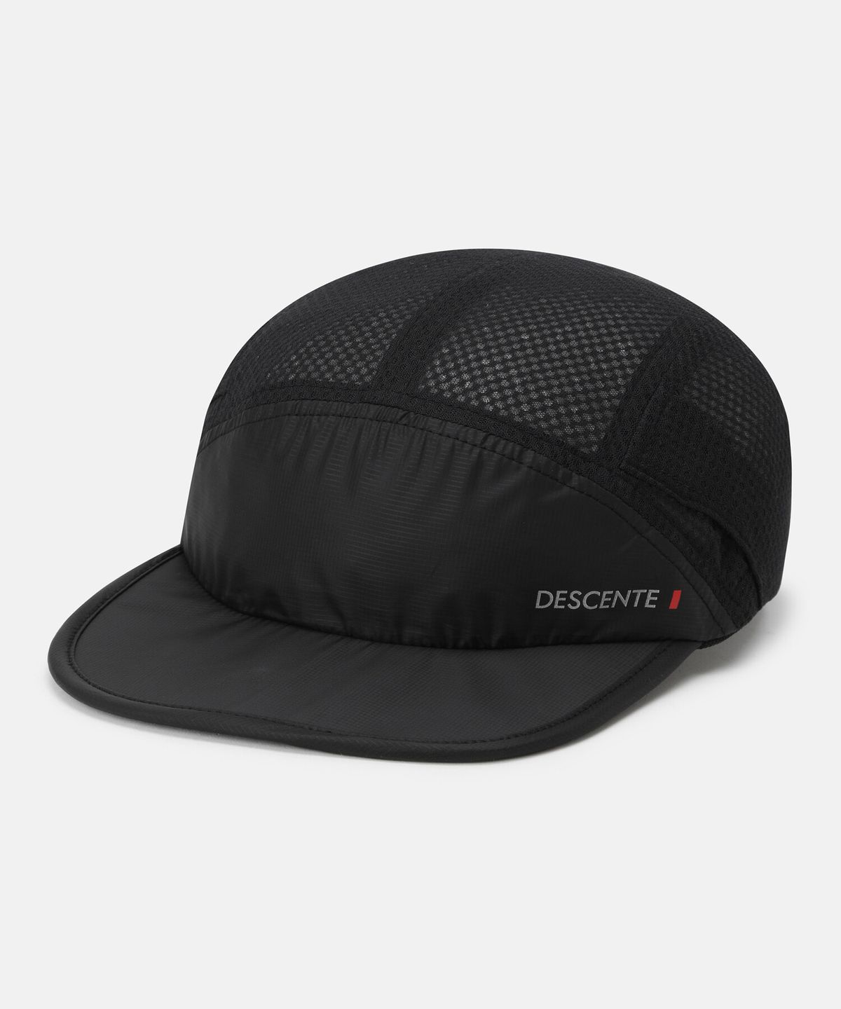 데상트(DESCENTE) 러닝 메쉬캡 블랙 SR323RCP71