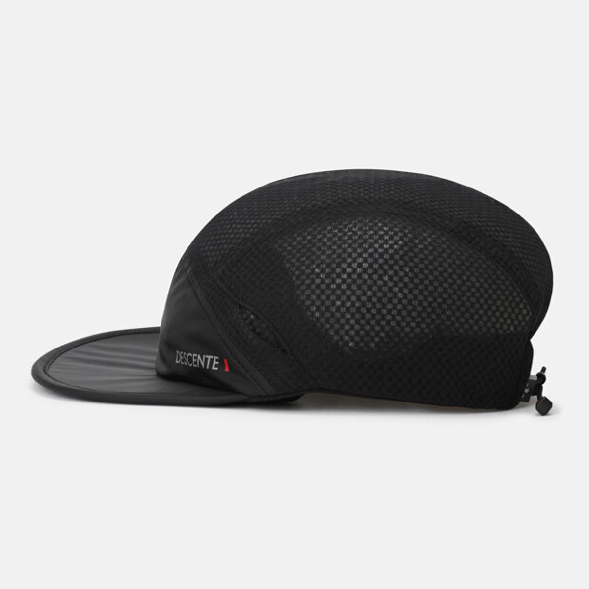데상트(DESCENTE) 러닝 메쉬캡 블랙 SR323RCP71