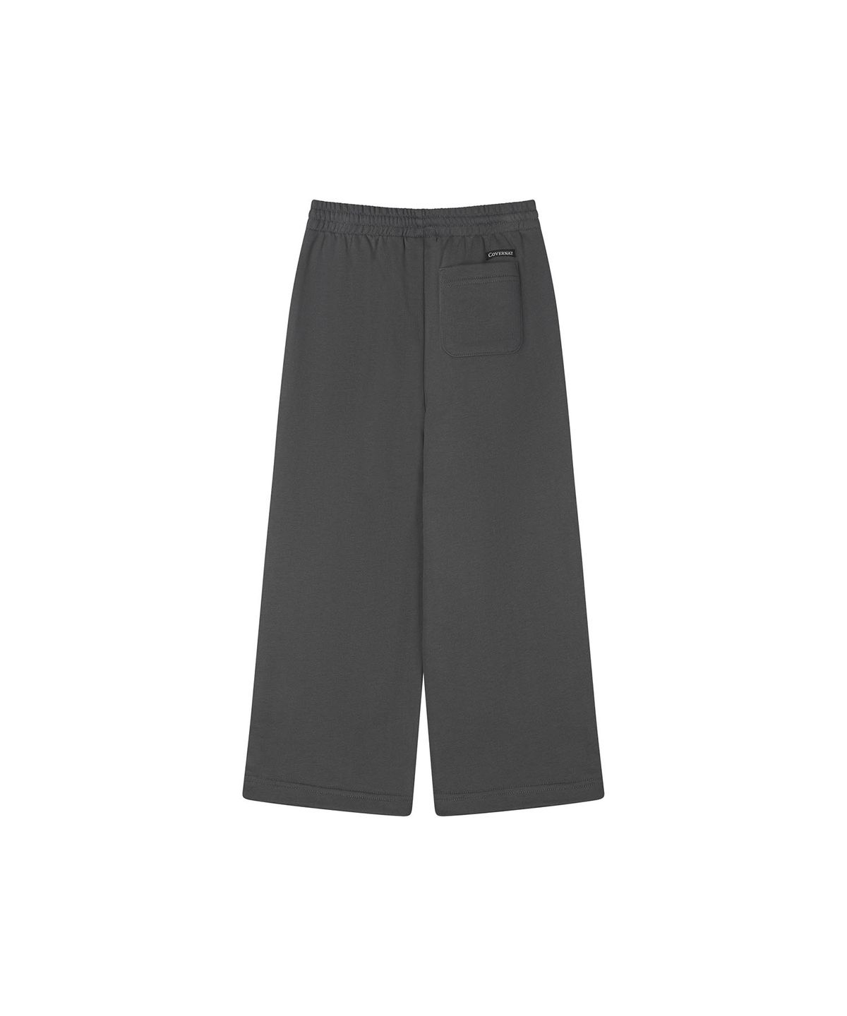 커버낫 키즈(COVERNAT KIDS) Little C 와이드 스트레이트 저지 팬츠 차콜 CK2603JPE7CH