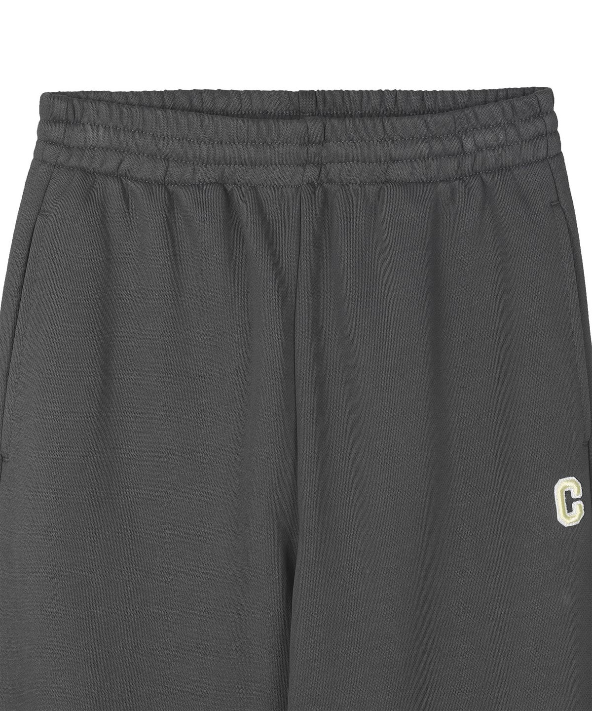 커버낫 키즈(COVERNAT KIDS) Little C 와이드 스트레이트 저지 팬츠 차콜 CK2603JPE7CH