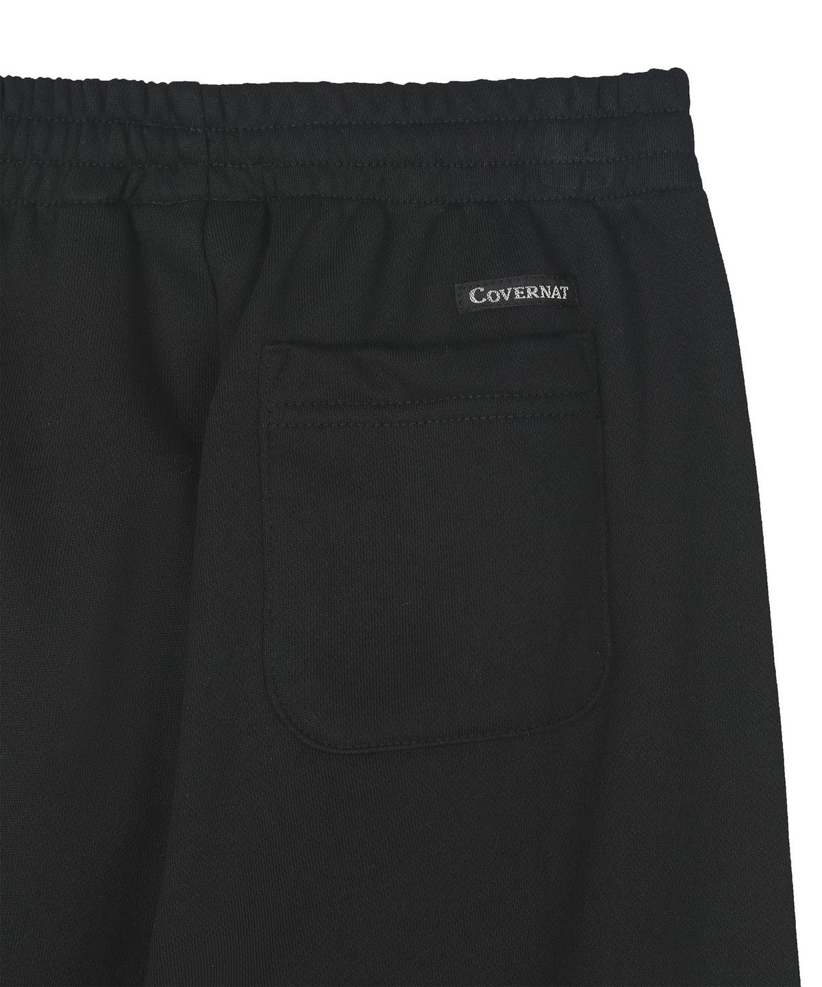 커버낫 키즈(COVERNAT KIDS) Little C 와이드 스트레이트 저지 팬츠 블랙 CK2603JPE7BK