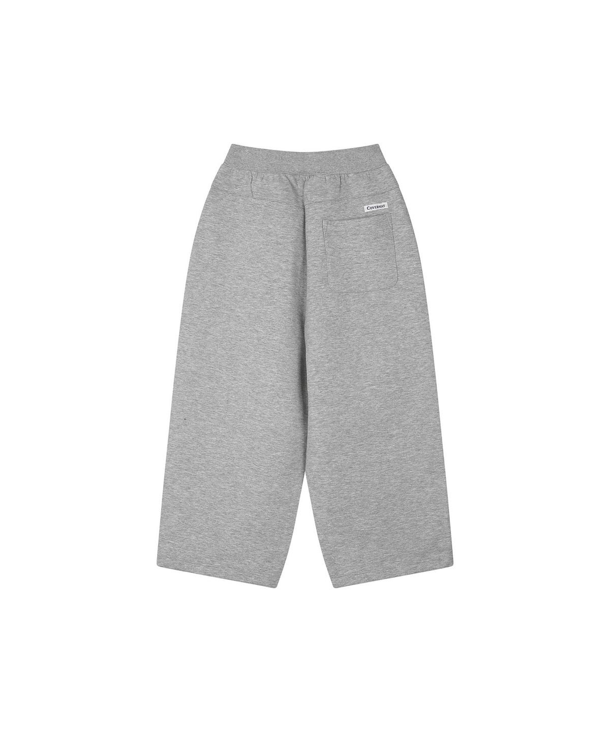 커버낫 키즈(COVERNAT KIDS) 딥 턱 커브드핏 저지 팬츠 멜란지그레이 CK2603JP47MG
