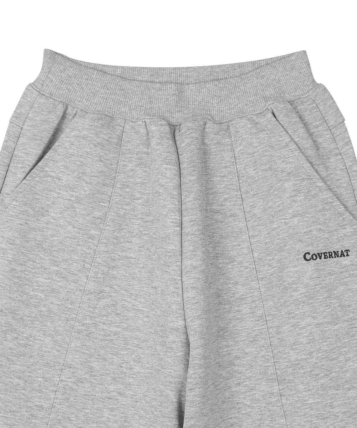 커버낫 키즈(COVERNAT KIDS) 딥 턱 커브드핏 저지 팬츠 멜란지그레이 CK2603JP47MG