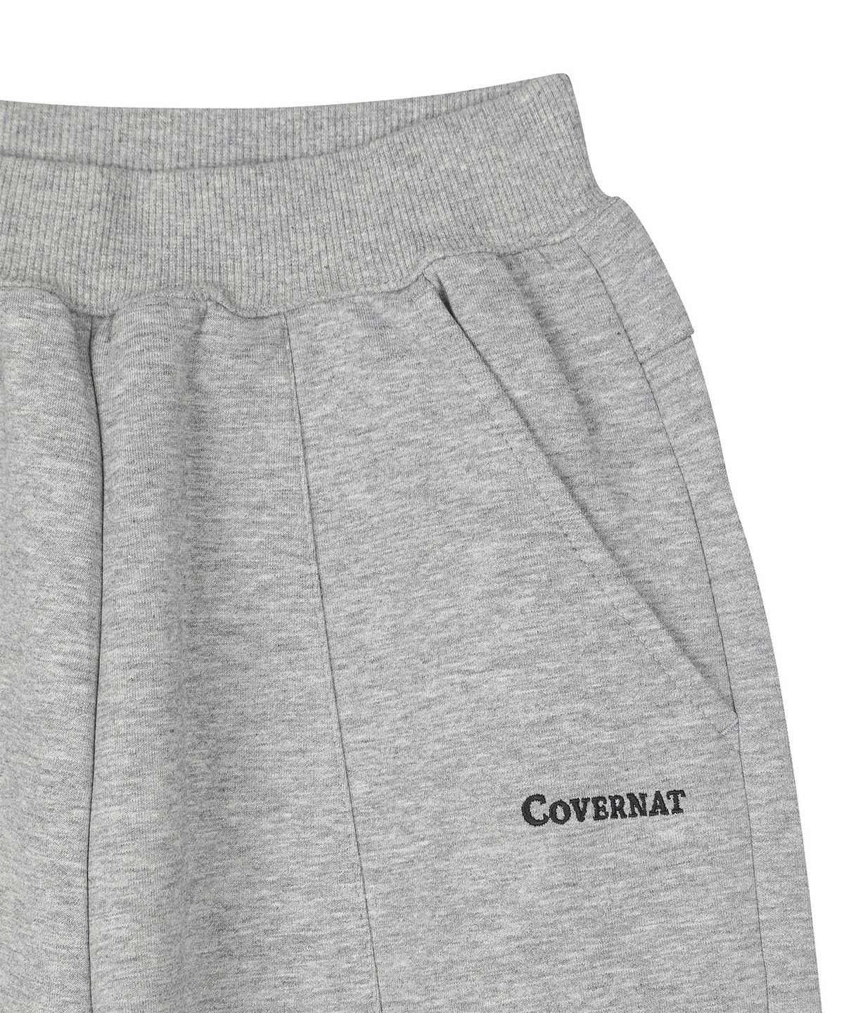 커버낫 키즈(COVERNAT KIDS) 딥 턱 커브드핏 저지 팬츠 멜란지그레이 CK2603JP47MG